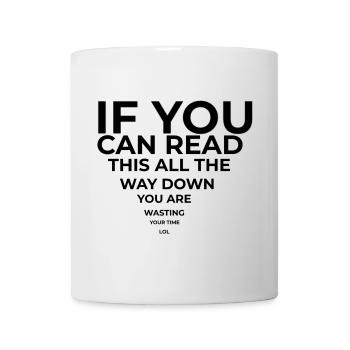 Chemise drôle - Mug blanc - blanc - Devant