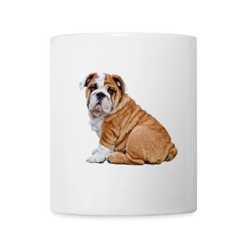 Bulldog - Tasse - Weiß - Vorne