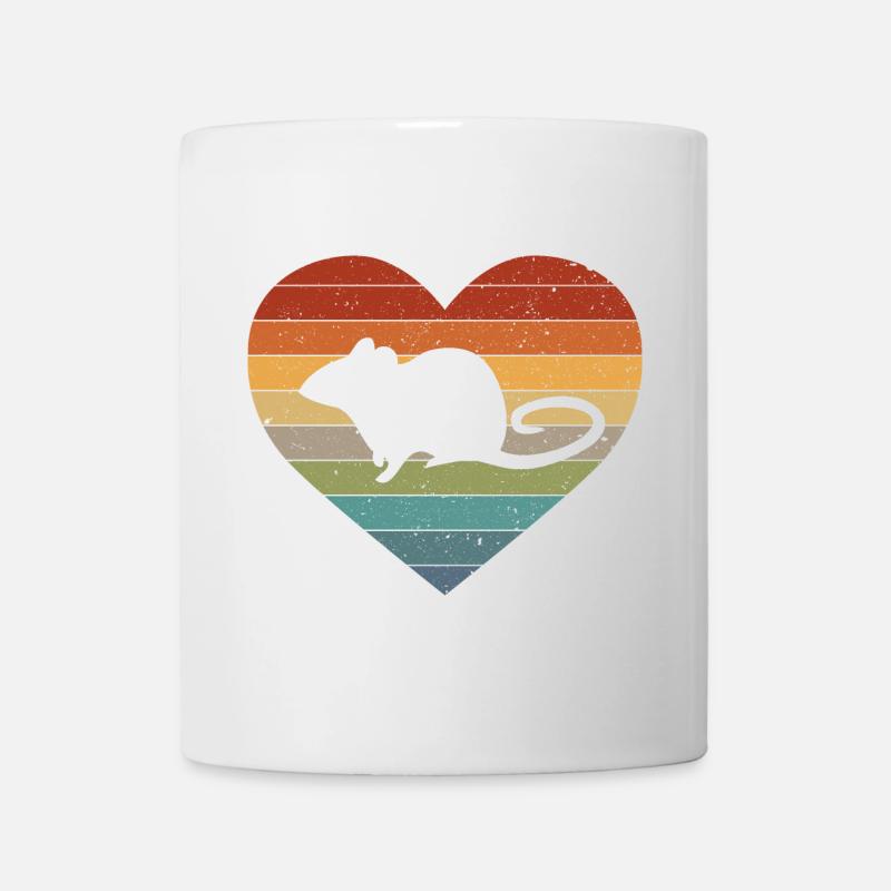 Ratte Ratten - Tasse - Weiß