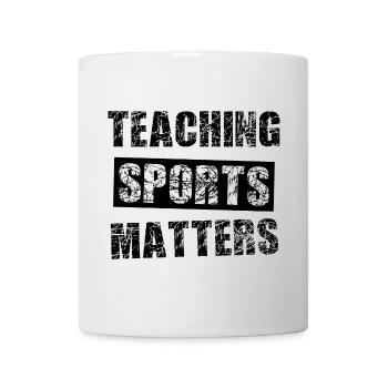 Professeurs de sport - Mug blanc - blanc - Devant