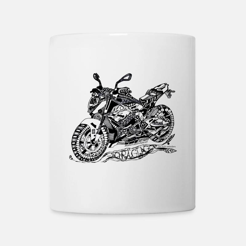 Bikerspruch - Tasse - Weiß
