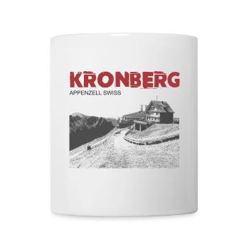 Schweizer Berge T-Shirt Appenzell Kronberg - Tasse - Weiß - Vorne