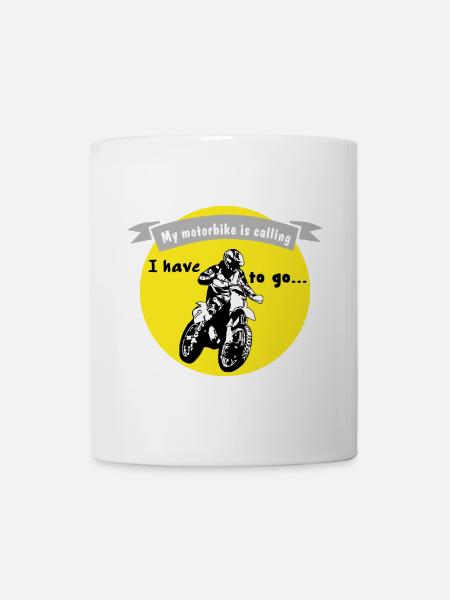 My motorbike is calling - Tasse - Weiß