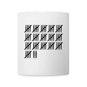 83. Geburtstag Strichliste 83 Jahre alt - Tasse - Weiß - Vorne