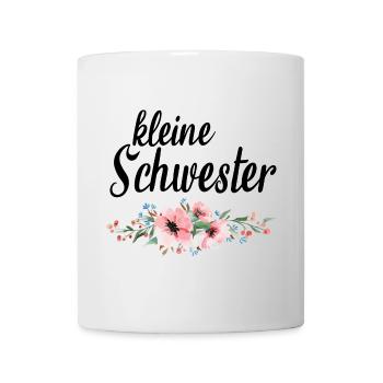 Blumenmuster mit Pastellakzenten - Tasse - Weiß - Vorne