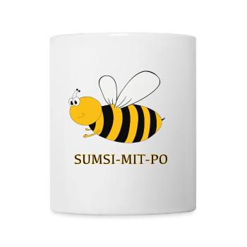 Honigbiene Sumsi Optimismus  - Tasse - Weiß - Vorne