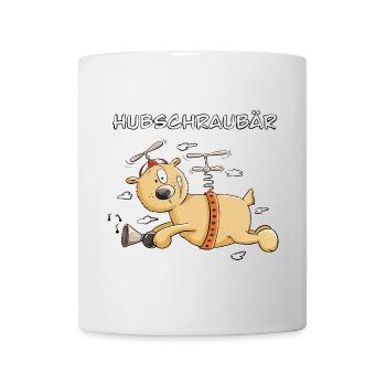 Hubschrauber Bär I Hubschraubär - Tasse - Weiß - Vorne