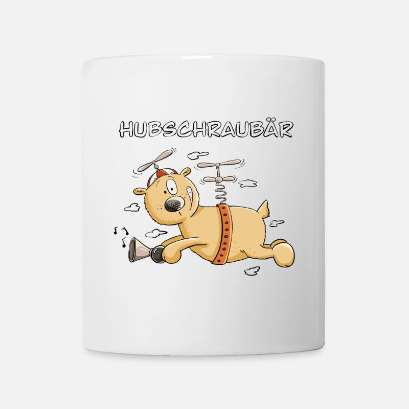 Hubschrauber Bär I Hubschraubär - Tasse - Weiß