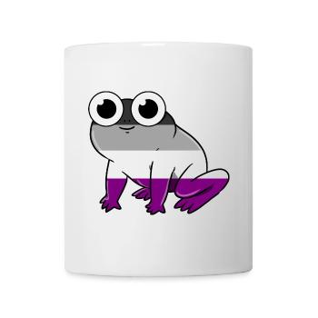 Grenouille Ace Pride - Mug blanc - blanc - Devant