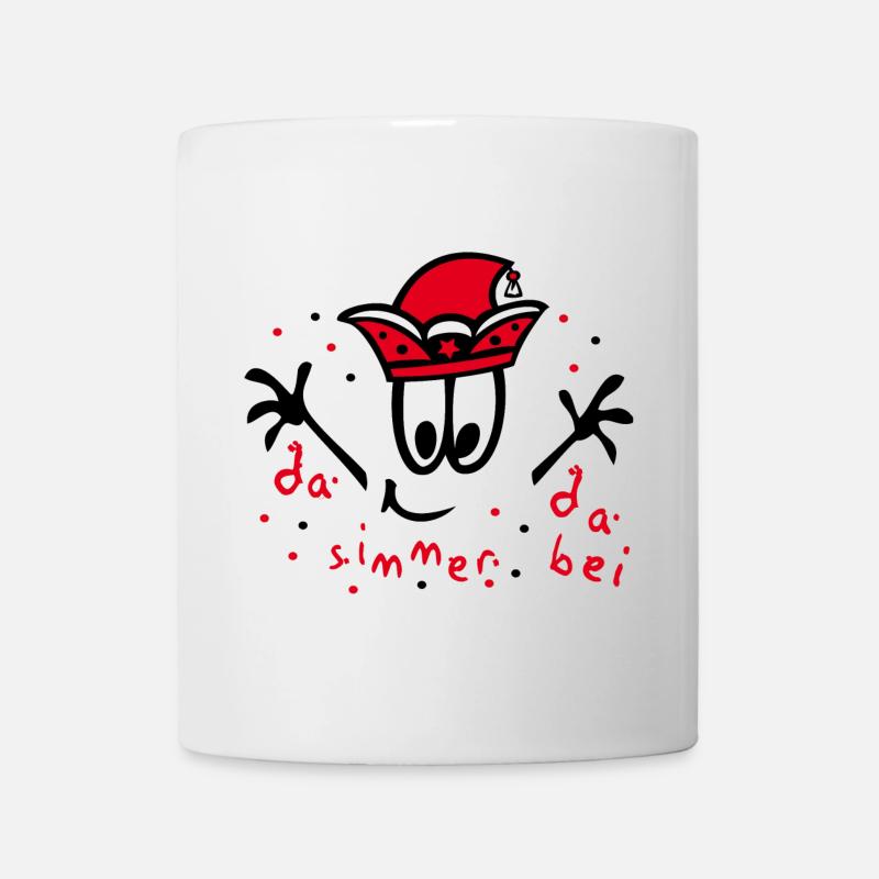Carnaval avec des confettis, carnaval - Mug blanc - blanc