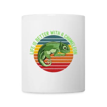Life’s Better with a Chameleon - Mug - white - Front