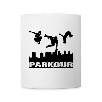 Parkour - Mug blanc - blanc - Devant