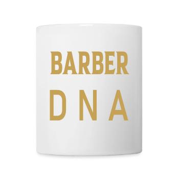 Barber DNA design in retro style - Mug - white - Front