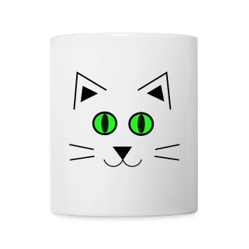 Katze Kätzchen cute - Tasse - Weiß - Vorne