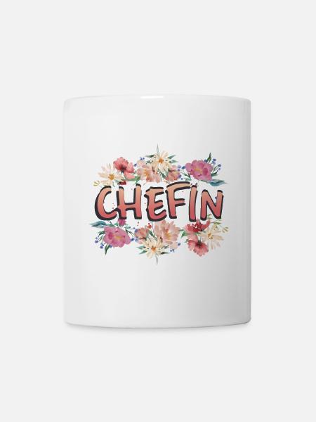 Chefin - Tasse - Weiß