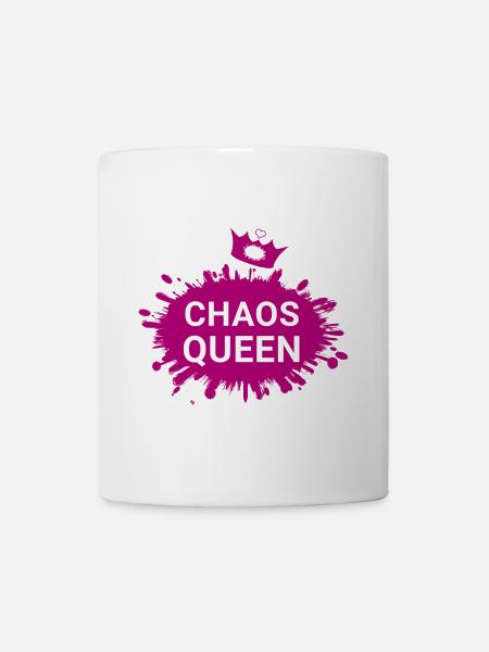 Chaos Queen Krone - Tasse - Weiß