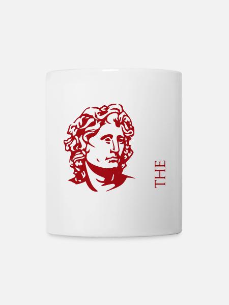Buste rouge d’Alexandre le Grand - Mug blanc - blanc