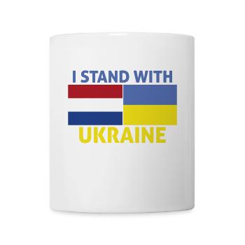 netherlands Stand With Ukrain I Stand With Ukraine - Mug - white - Front