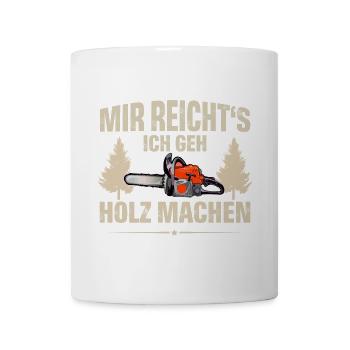Holzfäller - Tasse - Weiß - Vorne
