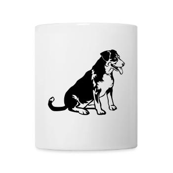 Entlebucher Sennenhund - Mug blanc - blanc - Devant