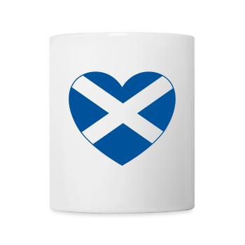 Scotland Flag Heart - Mug - white - Front