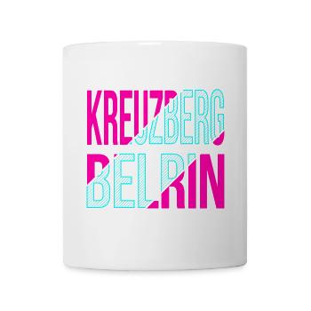 Kreuzberg Berlin Design - Tasse - Weiß - Vorne