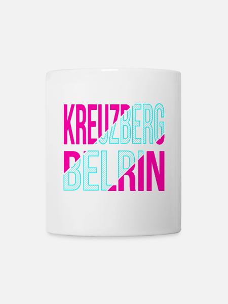 Kreuzberg Berlin Design - Tasse - Weiß
