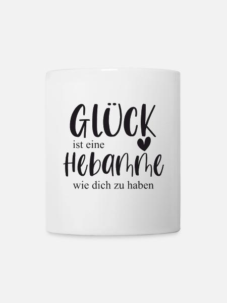 Hebamme Geschenk Danke - Tasse - Weiß