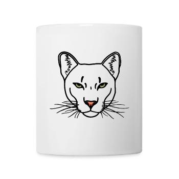 Cougar black R6Z - Mug - white - Front