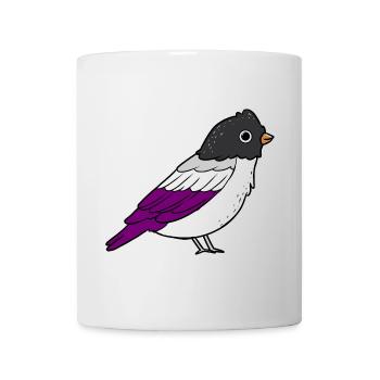 Asexué Bird Ace Pride - Mug blanc - blanc - Devant