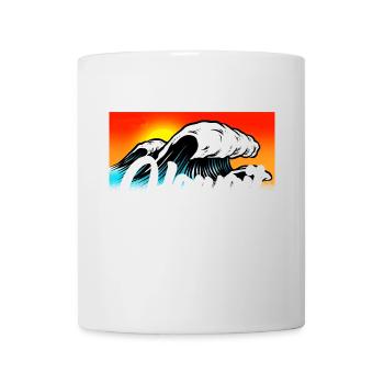 Hawaii Surfer Wellen Wellenreiten Sommer Urlaub. - Tasse - Weiß - Vorne