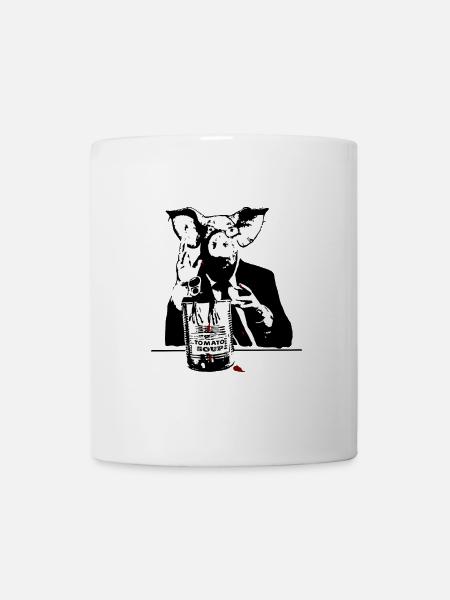 Krieg Schwein - Tasse - Weiß