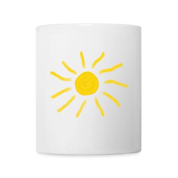 Sun Summer Shirt Cadeau de Noël - Mug blanc - blanc - Devant
