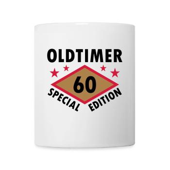 Oldtimer, 60, special edition (diamond, stars) - Mug - white - Front