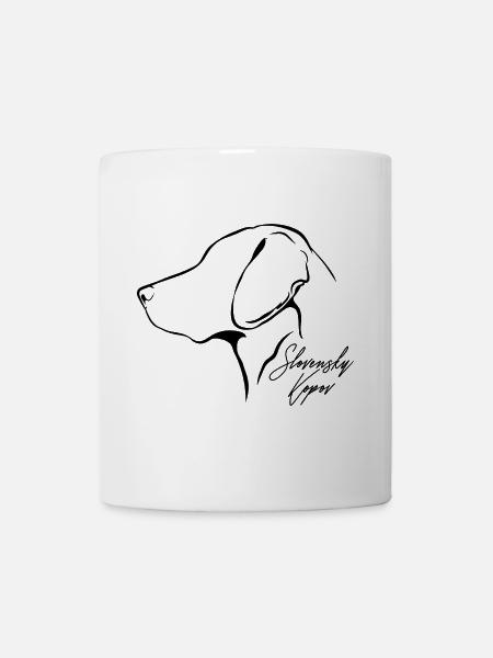 SLOVENSKY KOPOV Profil Chiens chiens de chasse Wilsigns - Mug blanc - blanc