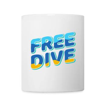 Freedive - One Breath Diving - Freediving World - Mug - white - Front