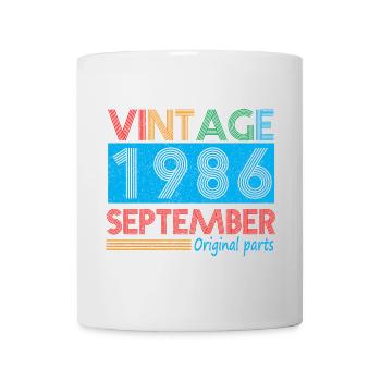 Vintage September 1986 39 Year Old Birthday Gifts - Mug - white - Front