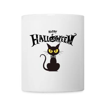 Black Cat Chic Fliege - Tasse - Weiß - Vorne