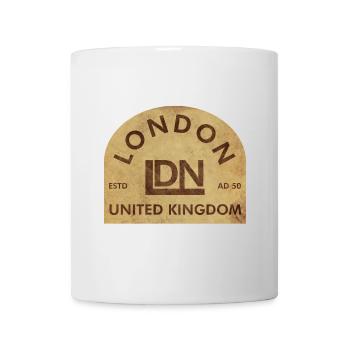 Vintage London Emblem - Tasse - Weiß - Vorne
