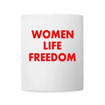 Women life freedom - Tasse - Weiß - Vorne