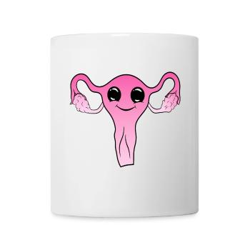 Cuterus Kawaii Uterus - Tasse - Weiß - Vorne