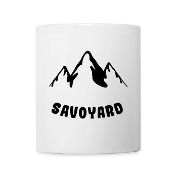 Savoyard Montagne noir - Mug blanc - blanc - Devant