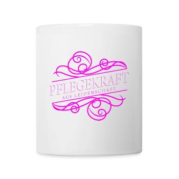 Pflegekraft aus Leidenschaft - Tasse - Weiß - Vorne