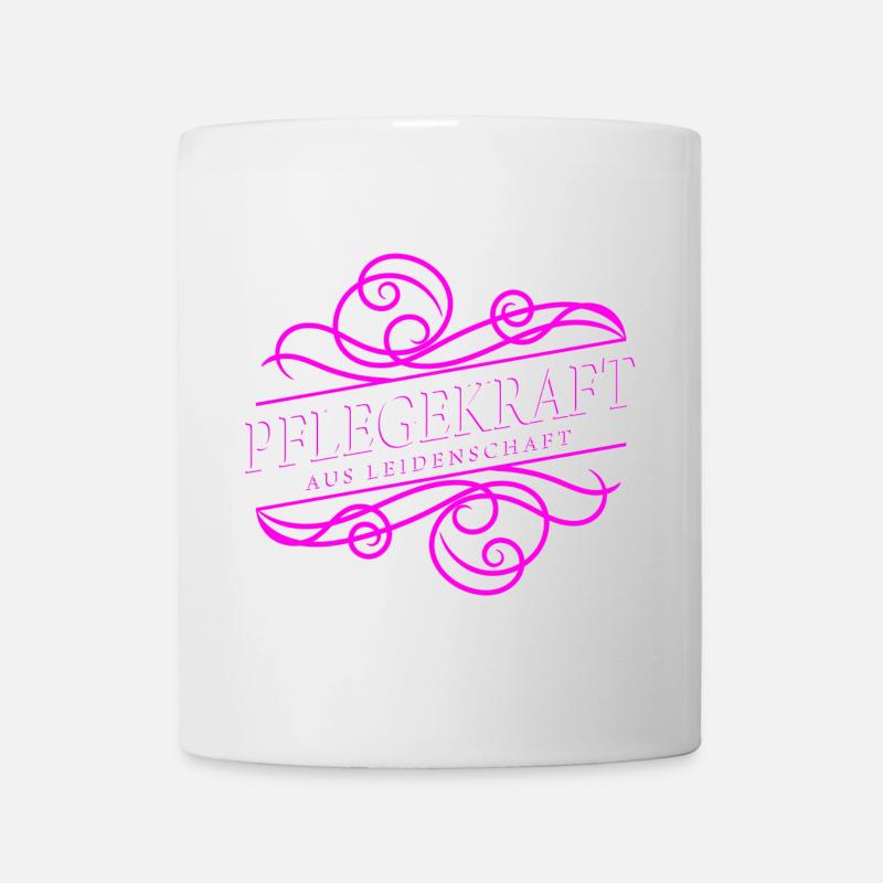 Pflegekraft aus Leidenschaft - Tasse - Weiß