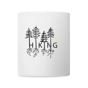 Hiking - hiking, forest, trees - nature lovers! - Mug - white - Front