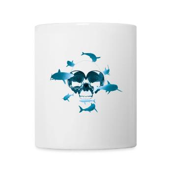 Skull & Scuba Diving - Mug - white - Front