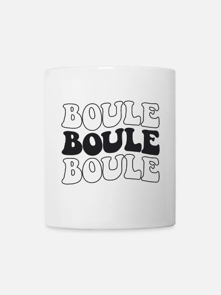 Boulekugeln für Bouler Boulekugel Petanque Boule - Tasse - Weiß