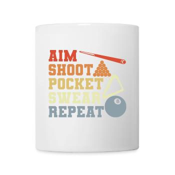 Billiards player - Mug - white - Front