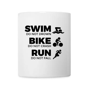 Zitat Triathlet - Tasse - Weiß - Vorne
