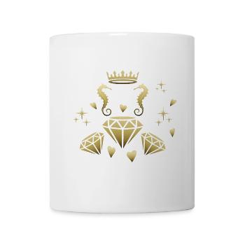 Diamond Seahorse - Mug - white - Front